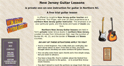 Desktop Screenshot of newjerseyguitarlessons.com